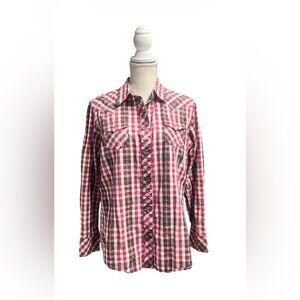 Ariat button down long sleeve top‎